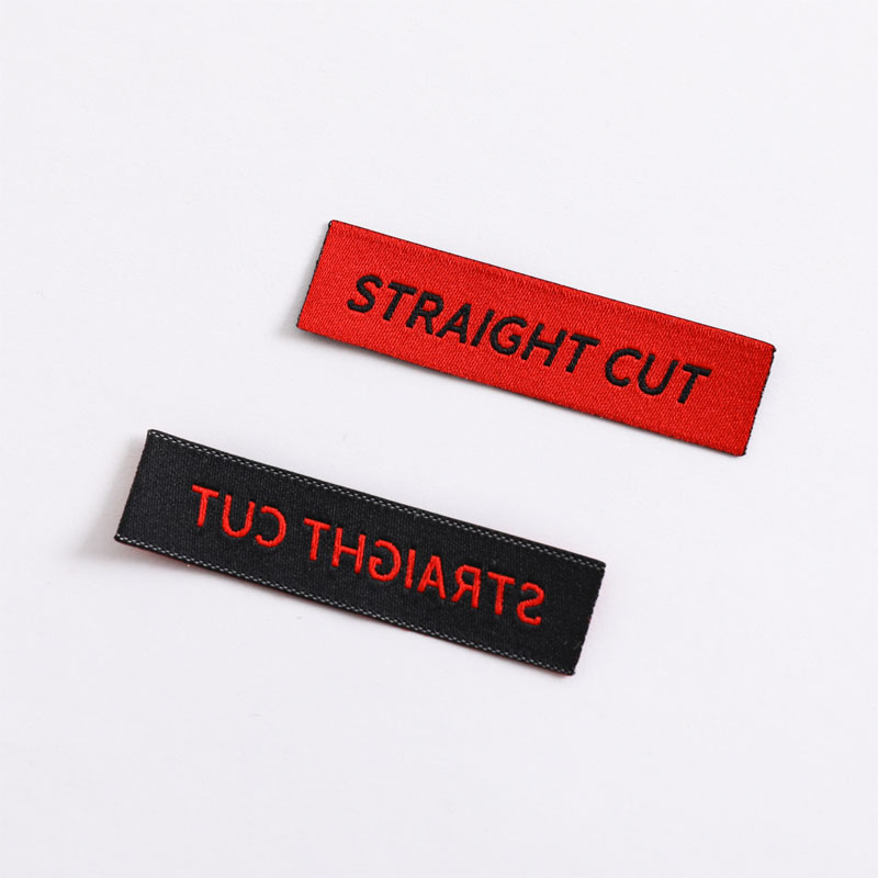 Straight Cut Garment Woven Labels